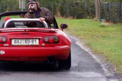 Ota natáčí na srazu "Okolo Čech," rok 2005.